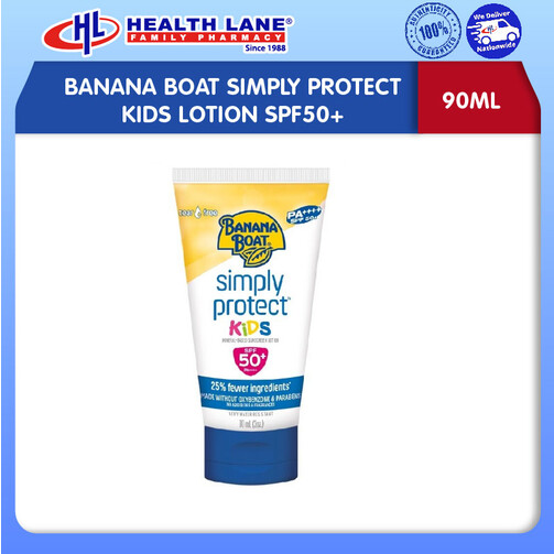 BANANA BOAT SIMPLY PROTECT KIDS LOTION SPF50+ 90ML